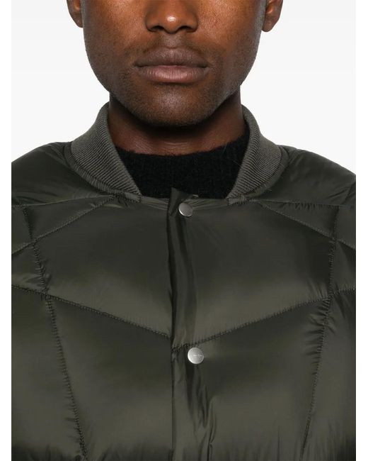Rick Owens Gray Recycled Polyamide Down Liner Coat for men
