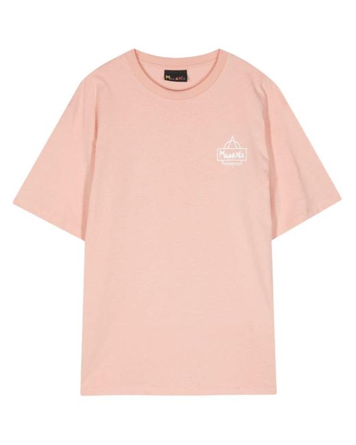 Mauna Kea Pink Heritage Cotton T-shirt for men