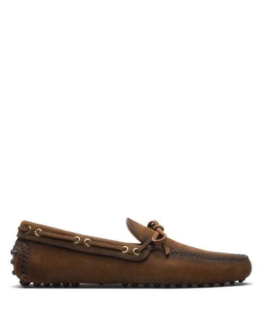 Zapatos náuticos con lazo Car Shoe de hombre de color Brown