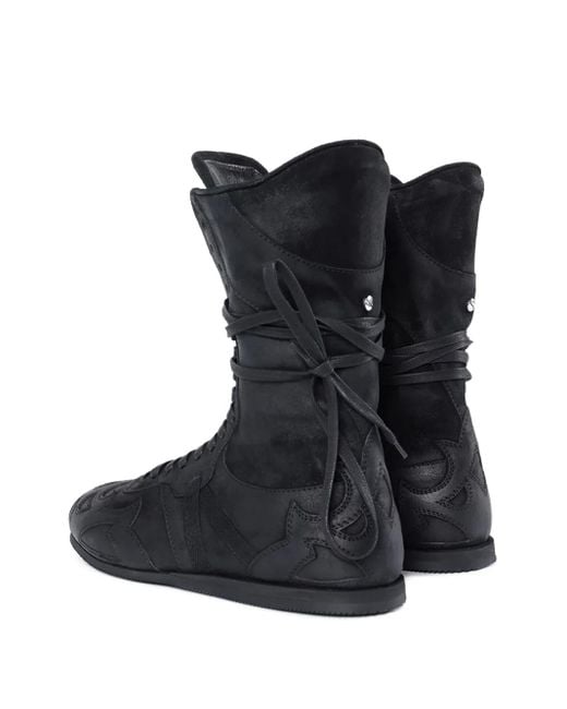 Ann Demeulemeester Palne Sneakers aus Wildleder in Black für Herren