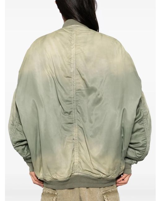 Maison Mihara Yasuhiro Green Aged Flight Jacket for men