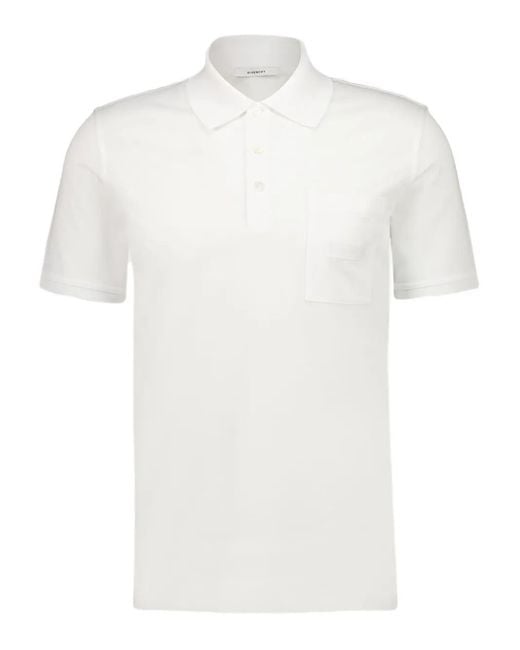 Givenchy Poloshirt Met Opgestikte Zak in het White voor heren
