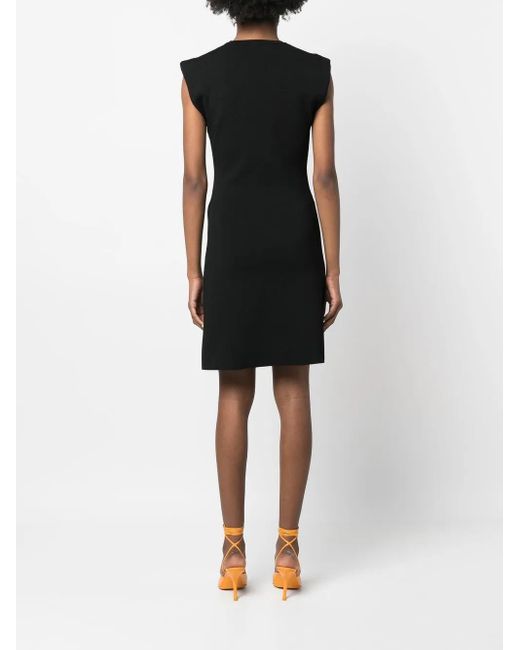 Yves Salomon Black Dress Stretch Knitwear