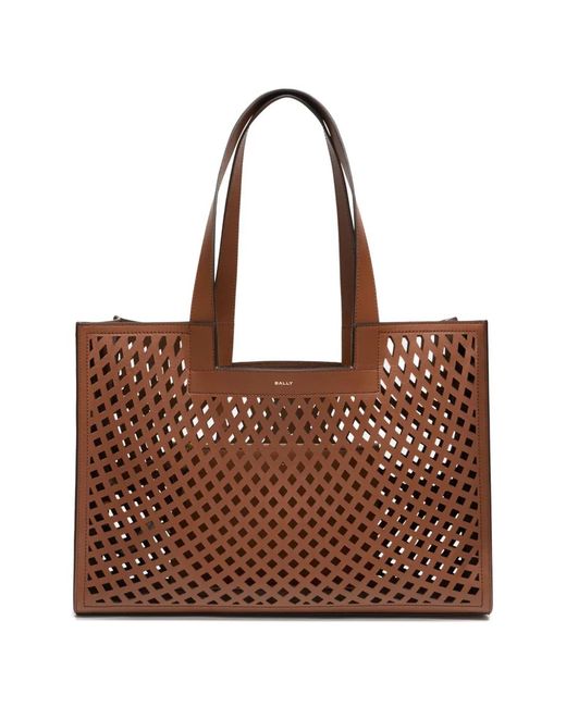 Bally Brown Easy Tote Bag