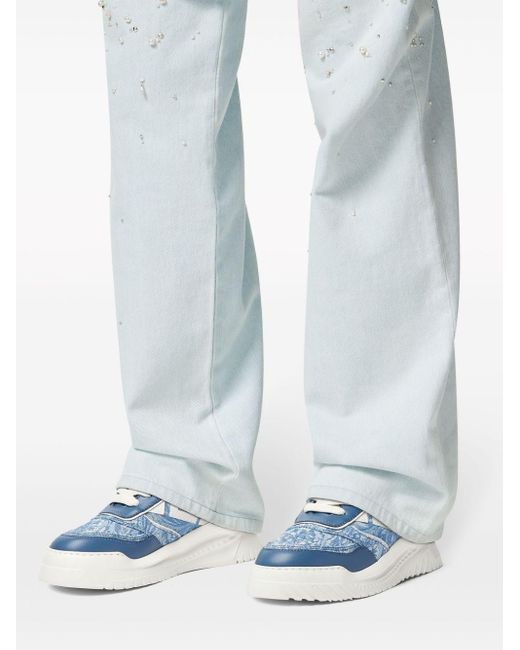 Versace Greca Odissea Sneakers in Blue für Herren