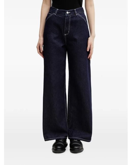 Carhartt Blue Jens Contrast-Stitch Jeans