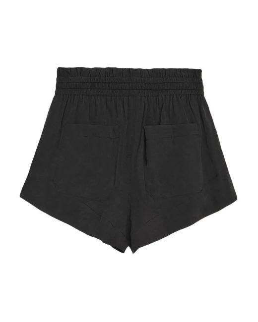 A PAPER KID Black Crystal-Embellished Shorts