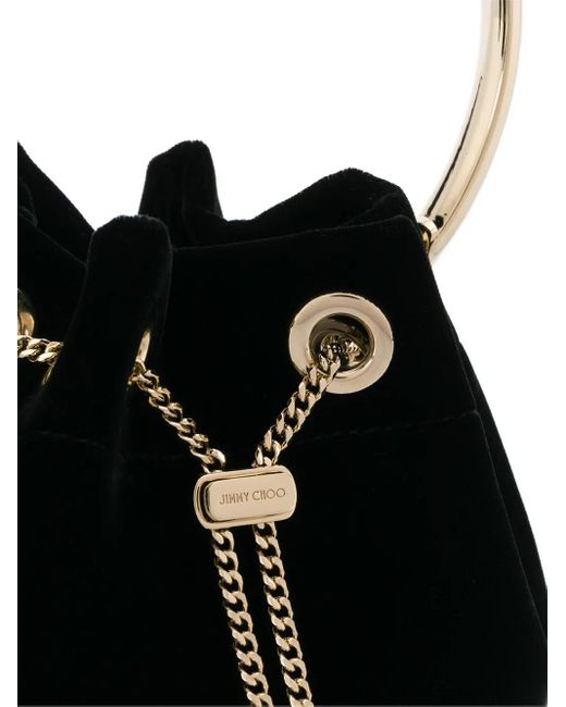 Jimmy Choo Black Bon Bon Bag With Bracelet