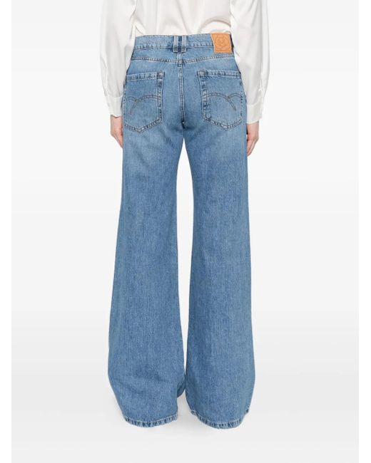 Marella Blue Wide-Leg Jeans