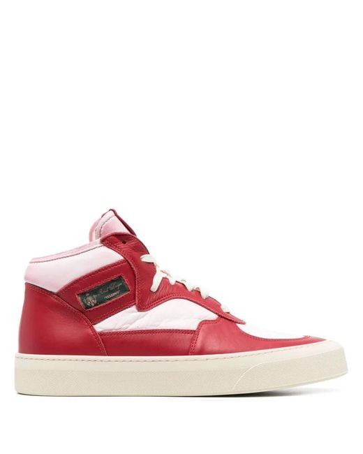 Rhude Pink Cabriolets Hi-Top Sneakers for men