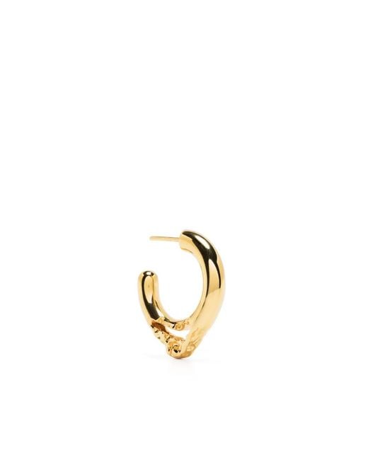 Maria Black Metallic Sterling Flea 15 Hoop Earring