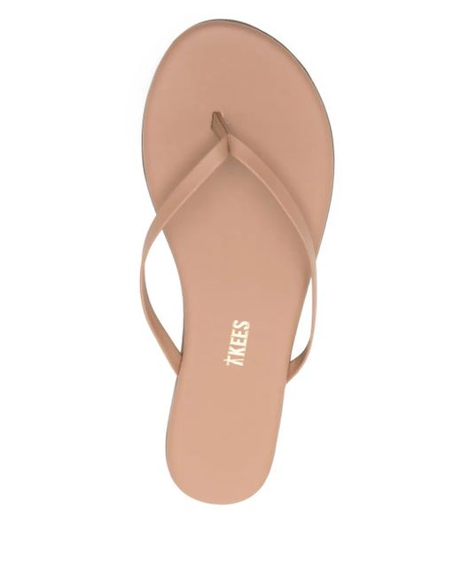 TKEES Pink Lily Flat Sandals