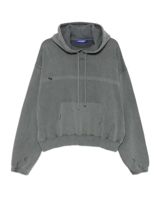 A_COLD_WALL* Ausgeblichener Hoodie Mit Laser-Cuts in Gray für Herren