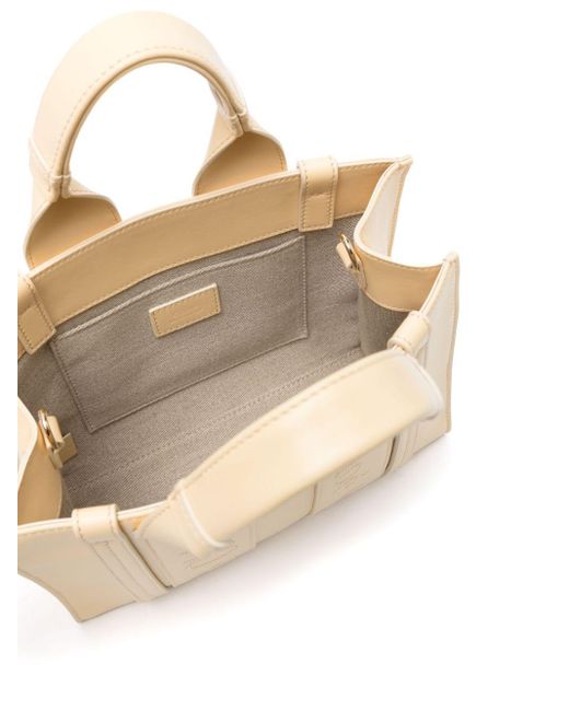 Chloé Natural Woody Small Leather Tote