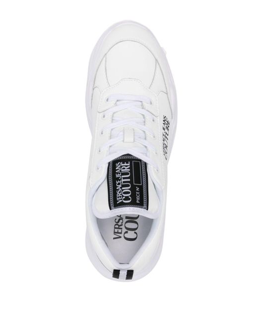 Sneakers con stampa di Versace in White da Uomo