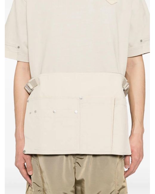 Spoonyard White Detachable Layered T-Shirt
