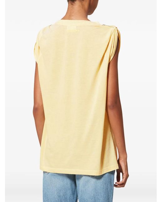 Isabel Marant Yellow T-Shirt Donna