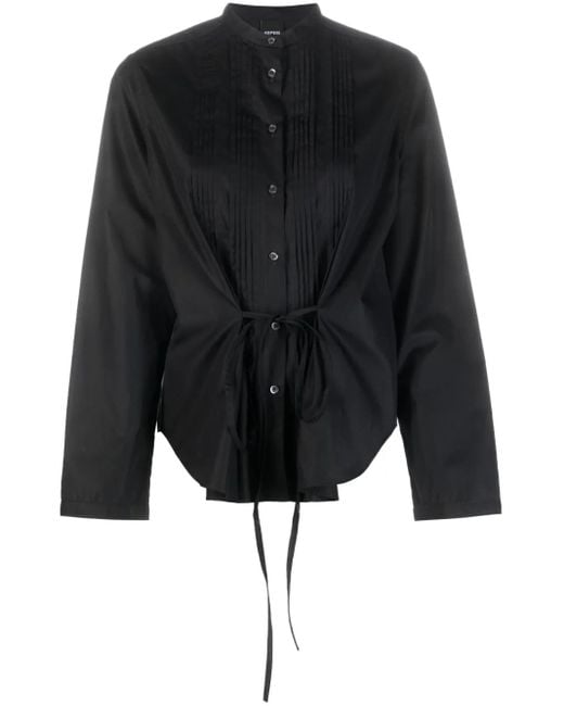 Aspesi Button-Down Blouse in het Black