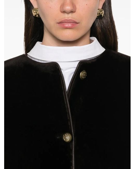 Arma Black Gloria Reversible Shearling Jacket