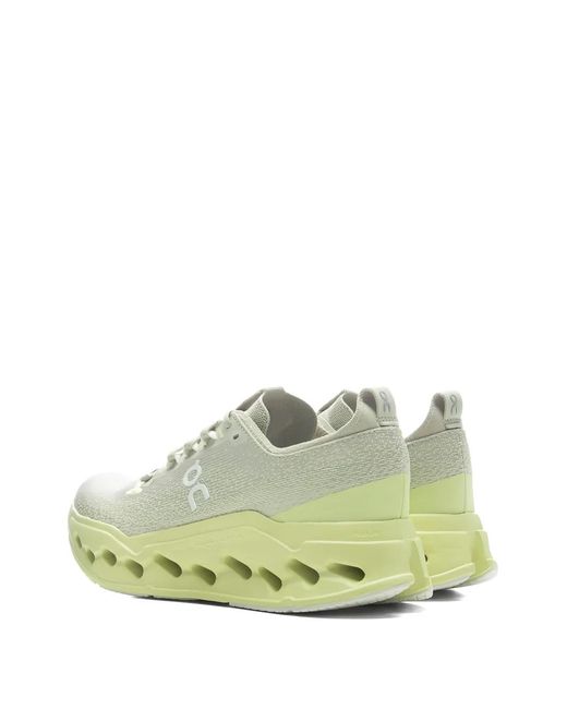 On Shoes Green Cloudsurfer Max Logo-Detail Sneakers for men