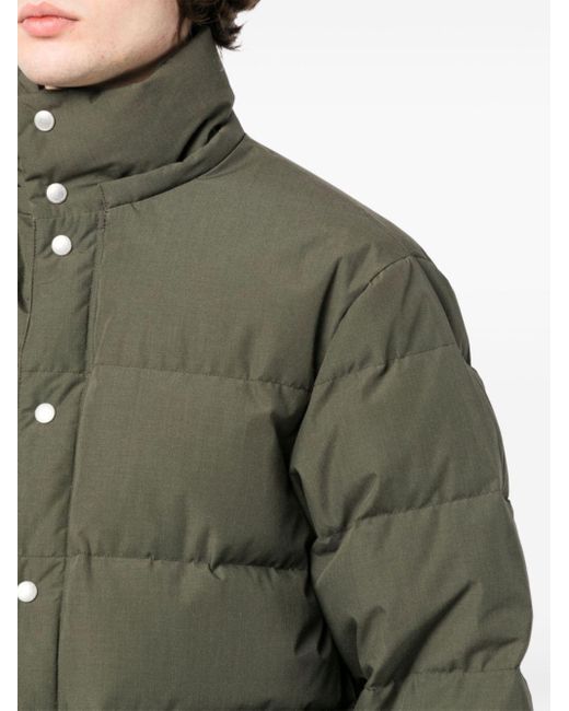 Neighborhood Green Hooded Puffer Jacket for men