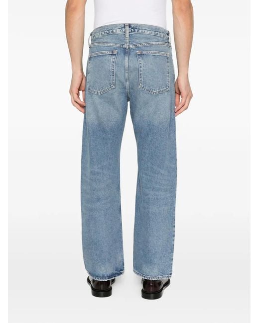 Agolde Blue Magnus Button Jeans for men