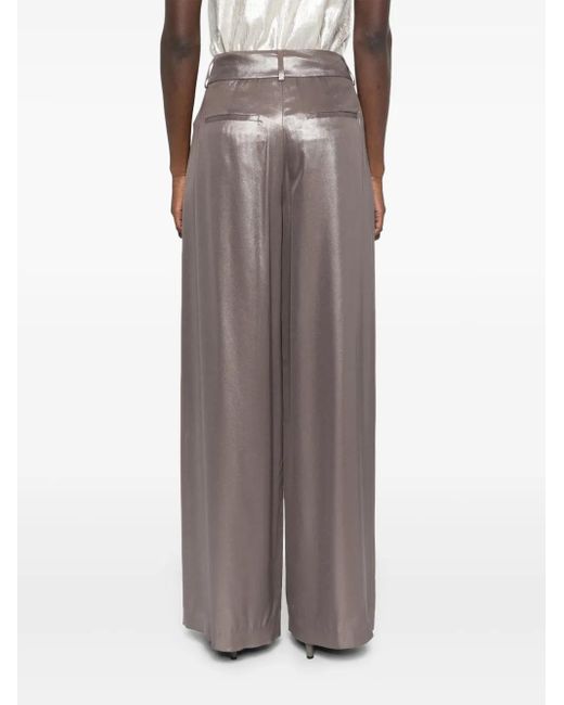 Peserico Gray Hose Mit Faltendetail