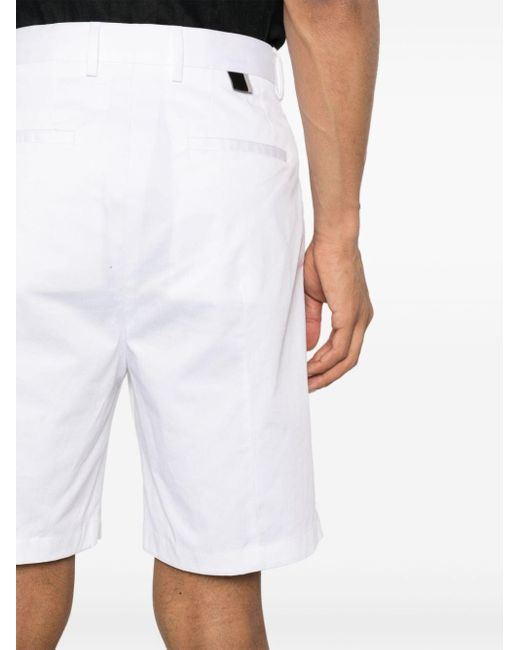 Low Brand White Miami Tailored Shorts for men