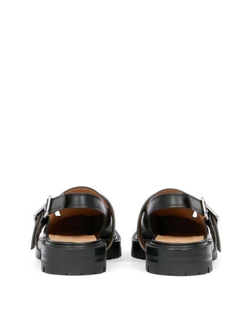 Maison Margiela Gray Tabi County Leather Sandals for men