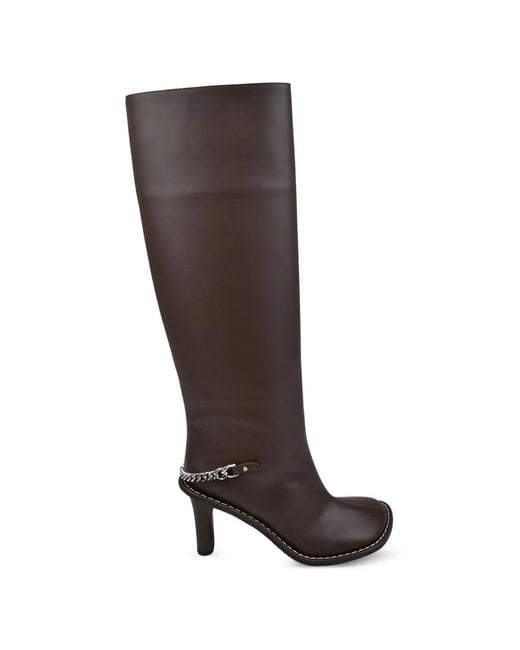 Stella McCartney Brown Ryder Chain-Detail Boots