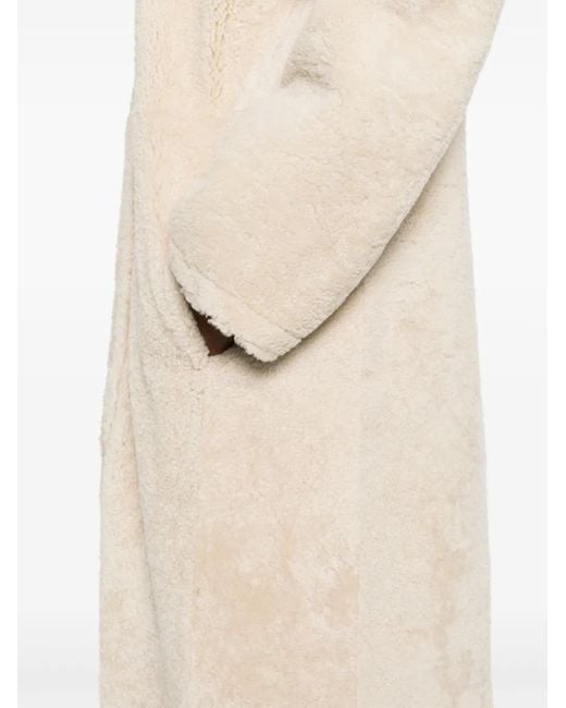 Totême Natural Shearling Coat
