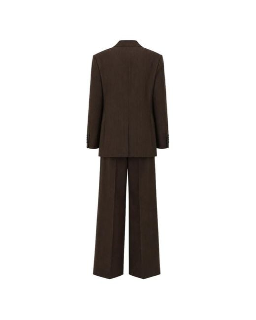 Tagliatore Black Pinstripe Double-Breasted Suit