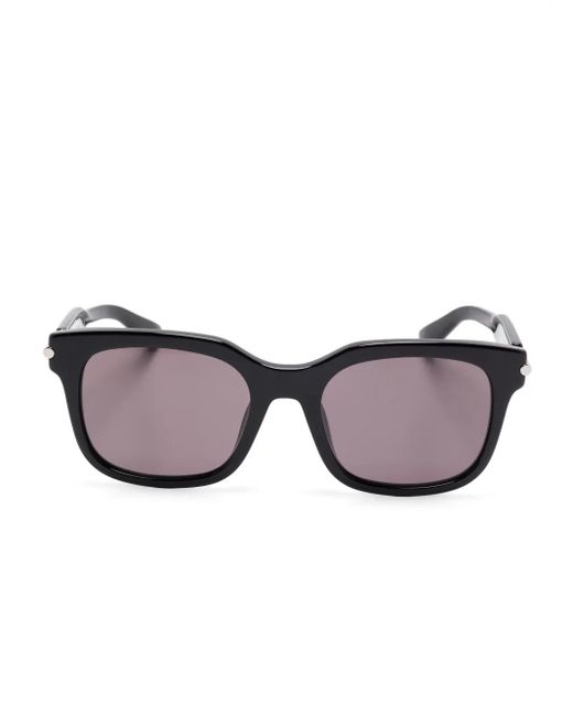 McQueen Black Am0496Sa 001 Sunglasses