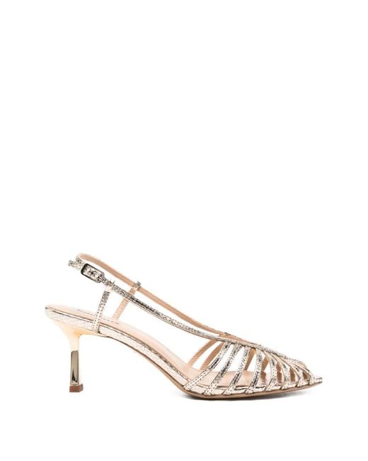 Lola Cruz White Strappy Sandals