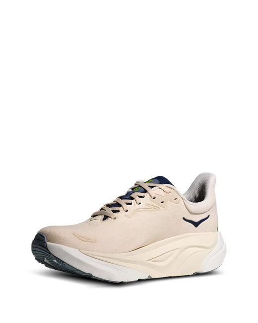 Hoka One One White Arahi Birch Alabaster Sneakers for men