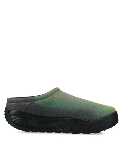Nike Green Canvas Slip-On Mules for men