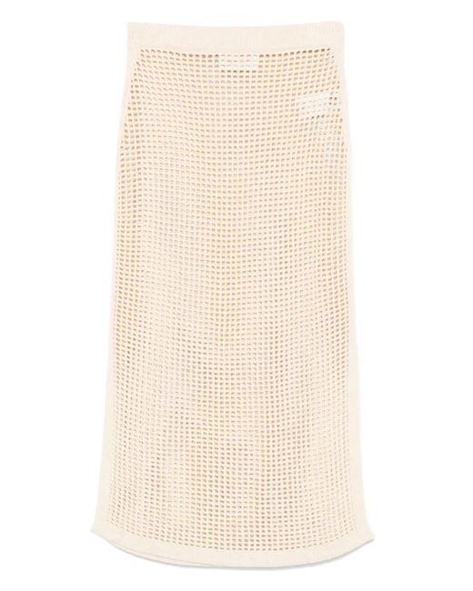 Mc2 Saint Barth Natural Darline Midi Skirt