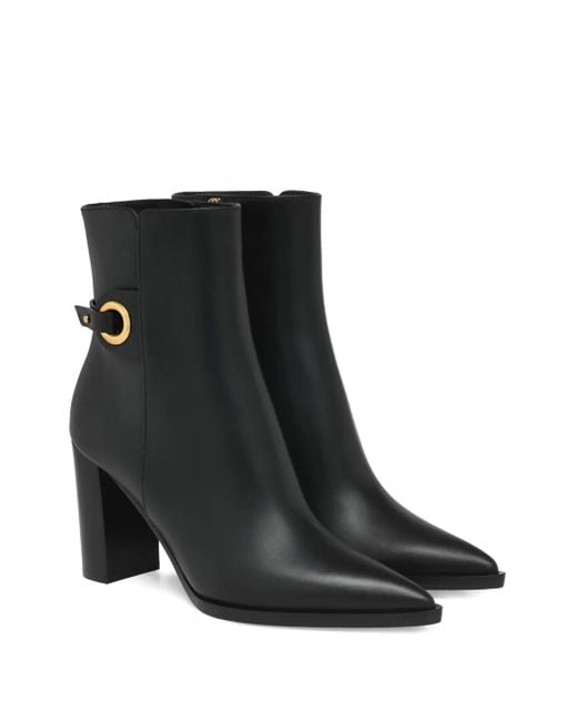 Gianvito Rossi Black Granada Booties