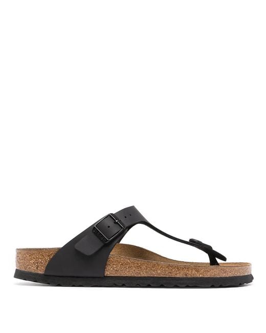 Birkenstock Black Gizeh Thong-Strap Sandals