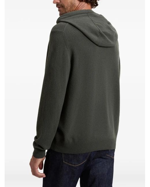 Woolrich Gray Drawstring Pouch-Pocket Hoodie for men