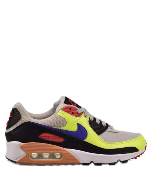 Nike Gray Air Max 90 "Volt/Light Bone/Light Ultramarine/ Sneakers