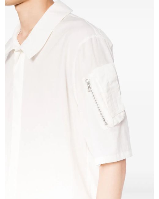 メンズ Julius ショートスリーブ シャツ White
