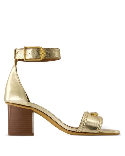 Zadig & Voltaire Metallic 57Mm Caprese Leather Sandals
