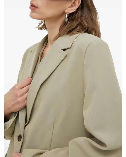 Samsøe & Samsøe Natural Ramona Buttoned Blazer