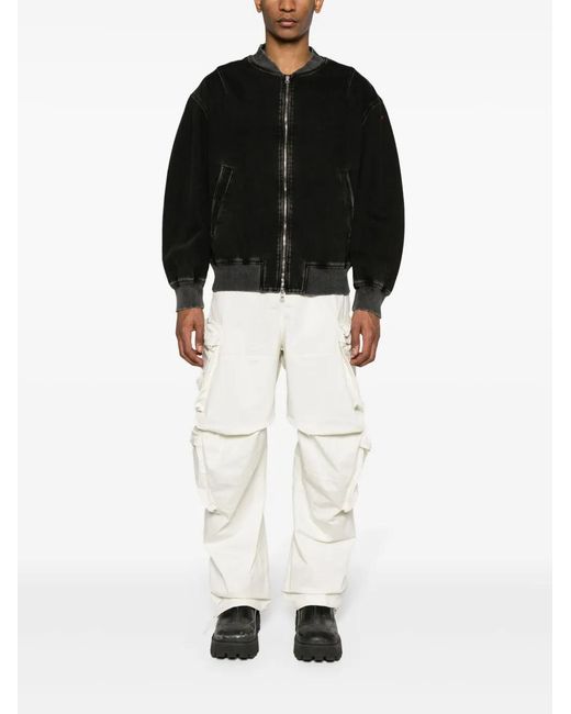 DIESEL Black Jackets for men