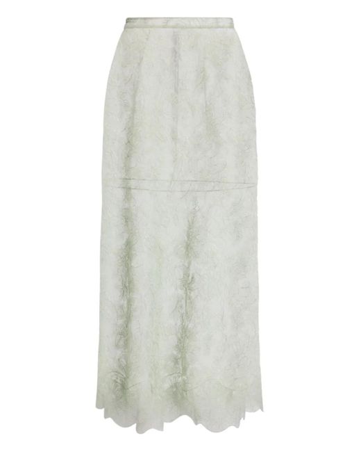 Erdem レース マキシスカート White