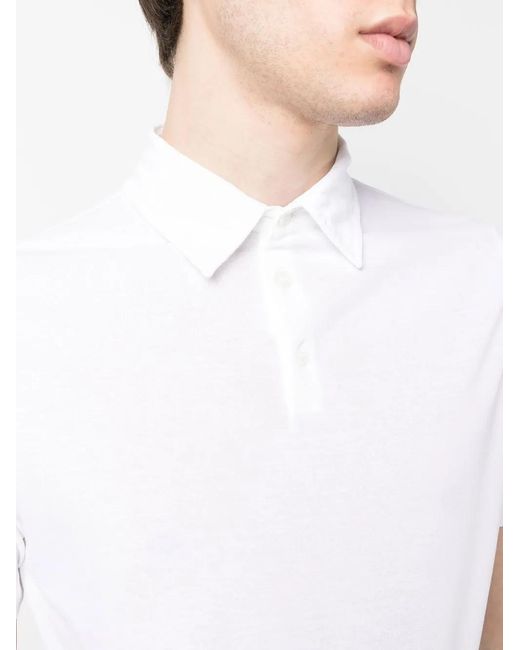 Zanone Poloshirt in het White voor heren