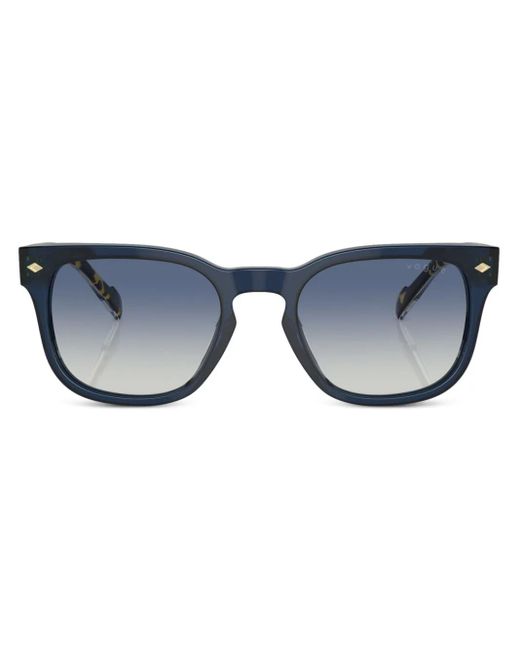 Vogue Eyewear Blue Tortoiseshell-Effect Square-Frame Sunglasses for men