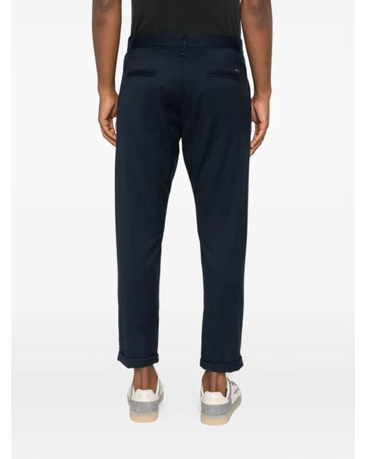 Imperial Blue Cuffed Trousers for men