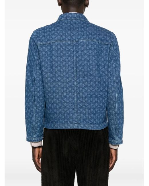 Chaqueta vaquera con cremallera Sandro de hombre de color Blue